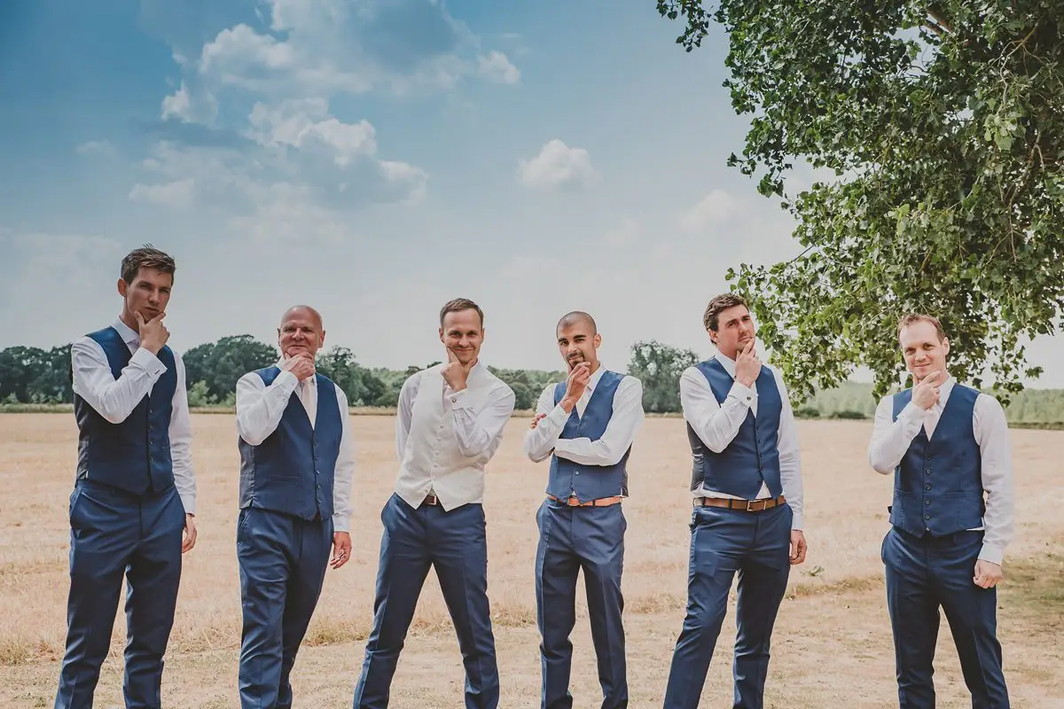 Wedding Groomsman Photoshot | Pentney Abbey