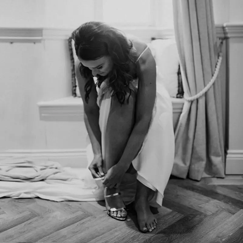 Bride Preparation for Wedding | Pentney Abbey