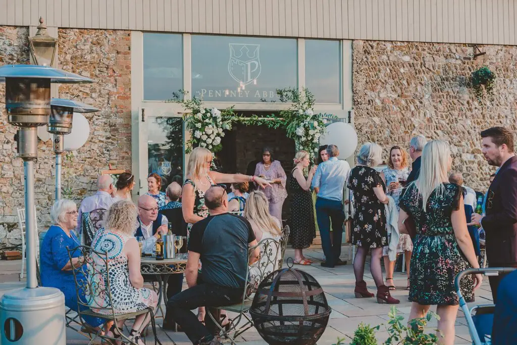 Wedding Day Reception Outdoor | Pentney Abbey