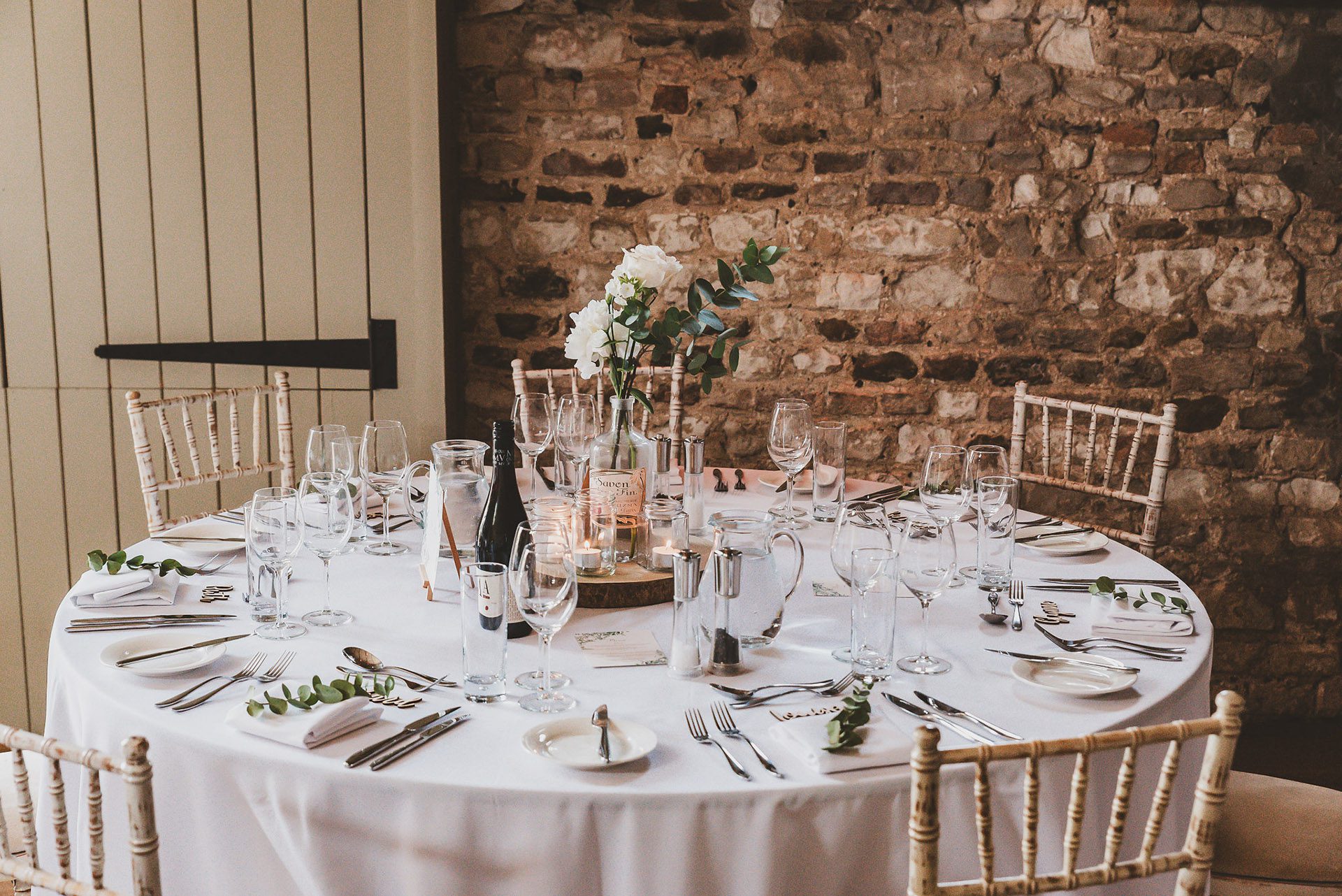 Wedding Breakfast Table Deco | Pentney Abbey