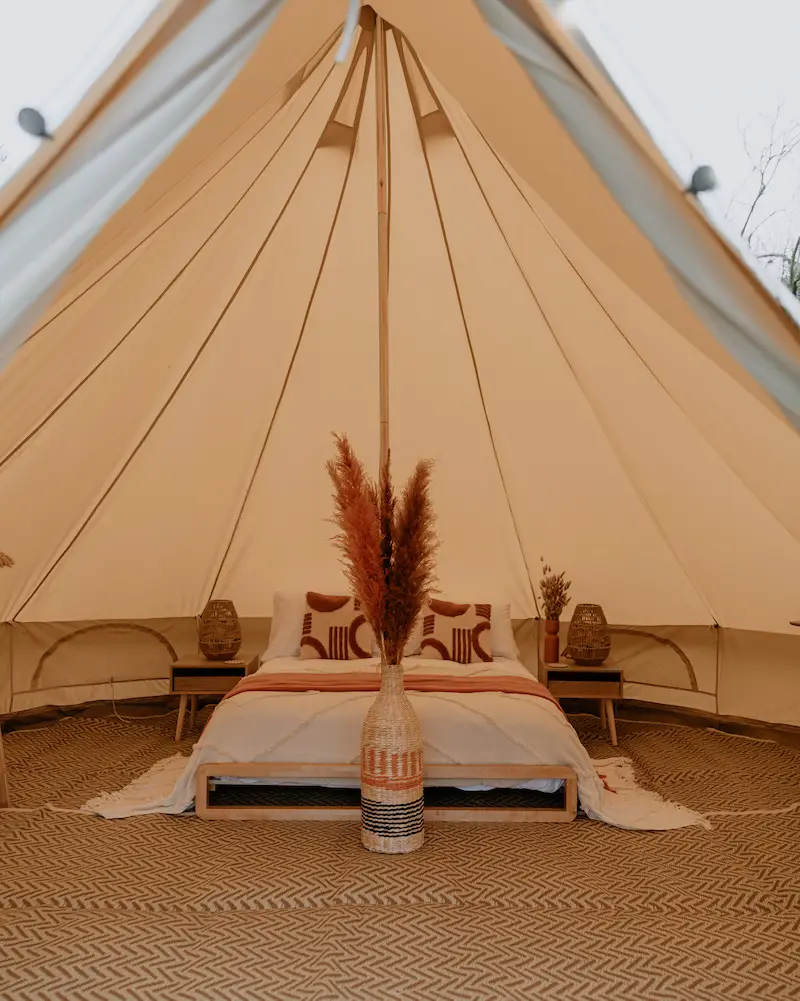 Bell Tent Beds | Pentney Abbey